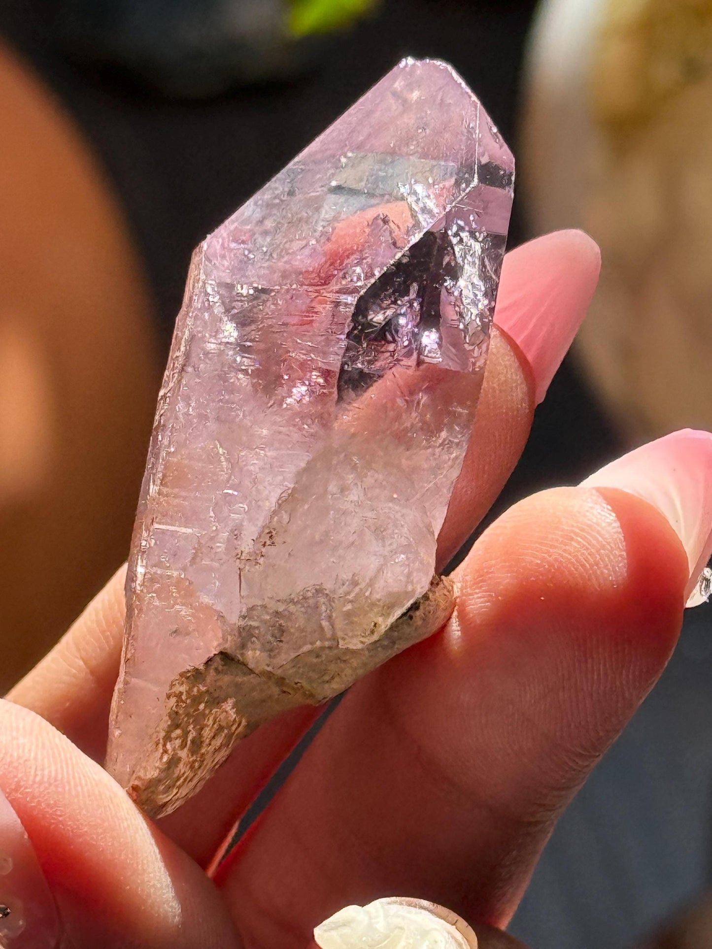 Vera Cruz Amethyst Crystal, Rare Collector Piece with Water Bubble