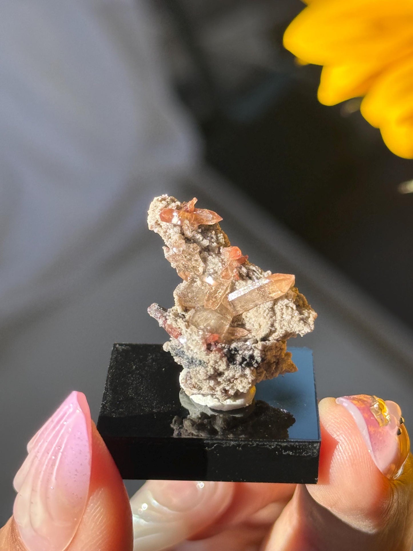 Topaz on Matrix From Mexico, Natural Topaz from San Luis Potosí, MX, Raw Mineral Specimen