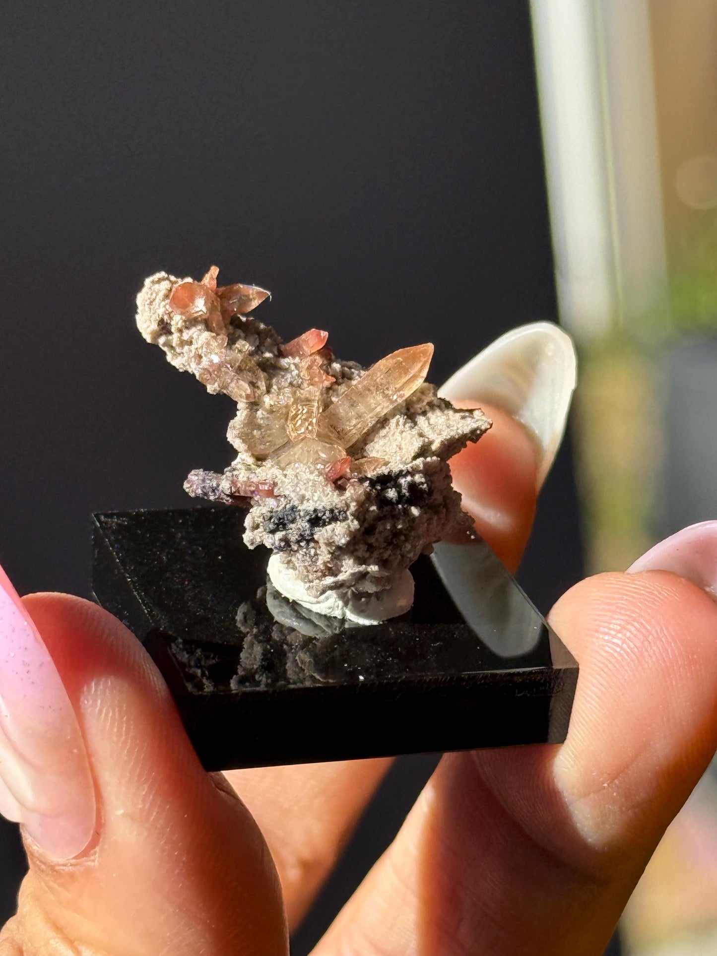 Topaz on Matrix From Mexico, Natural Topaz from San Luis Potosí, MX, Raw Mineral Specimen