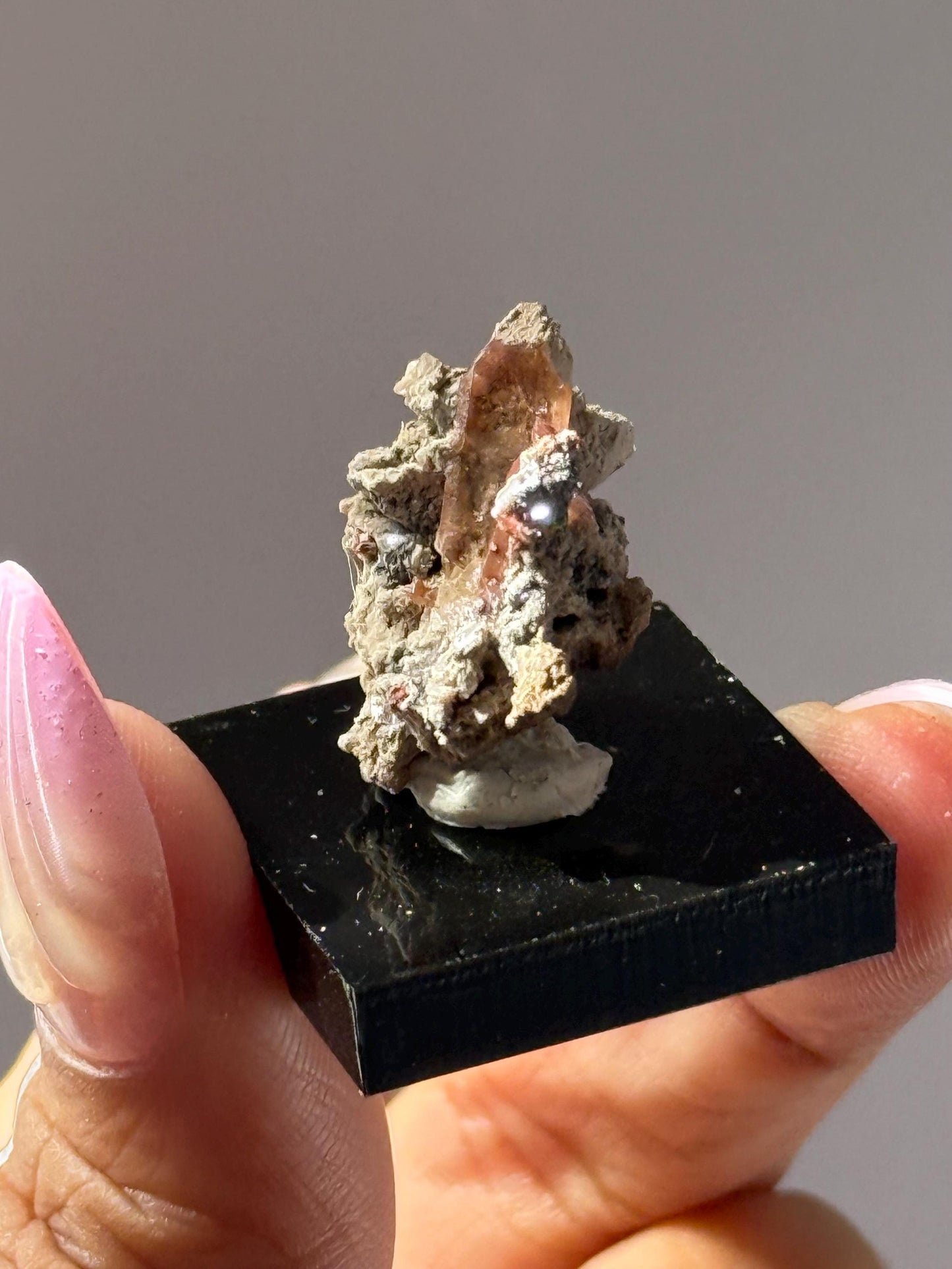 Topaz on Matrix From Mexico, Natural Topaz from San Luis Potosí, MX, Raw Mineral Specimen