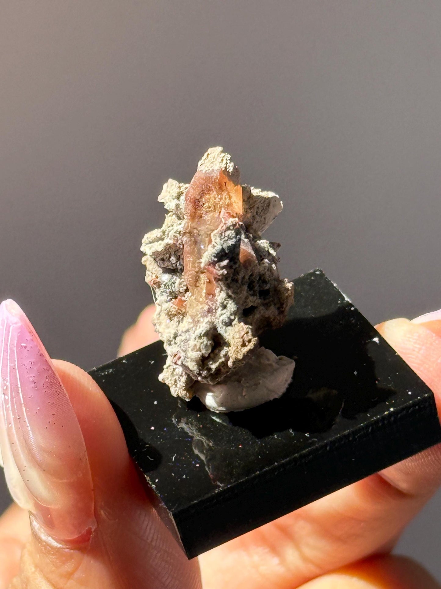 Topaz on Matrix From Mexico, Natural Topaz from San Luis Potosí, MX, Raw Mineral Specimen