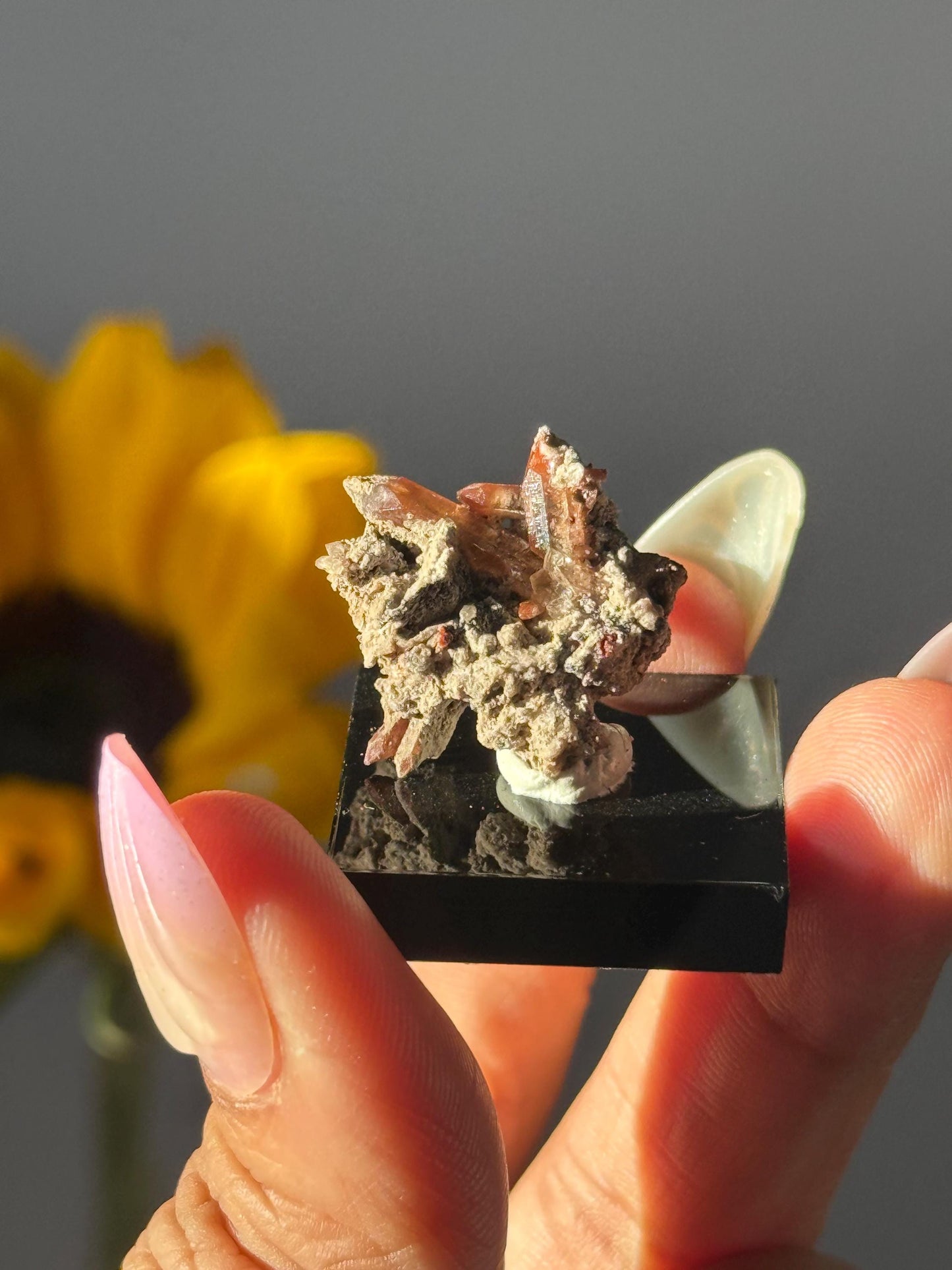 Topaz on Matrix From Mexico, Natural Topaz from San Luis Potosí, MX, Raw Mineral Specimen