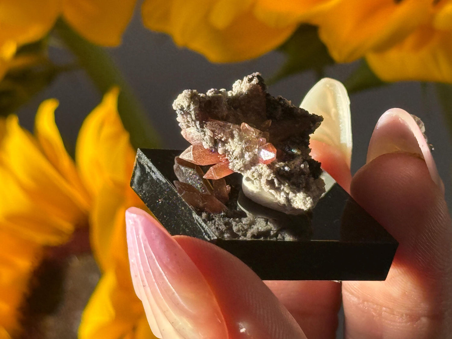 Topaz on Matrix From Mexico, Natural Topaz from San Luis Potosí, MX, Raw Mineral Specimen