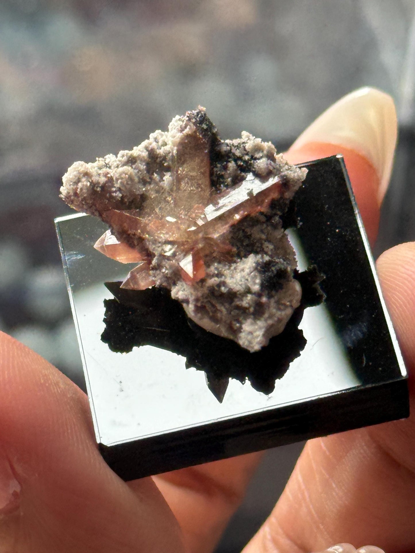 Topaz on Matrix From Mexico, Natural Topaz from San Luis Potosí, MX, Raw Mineral Specimen