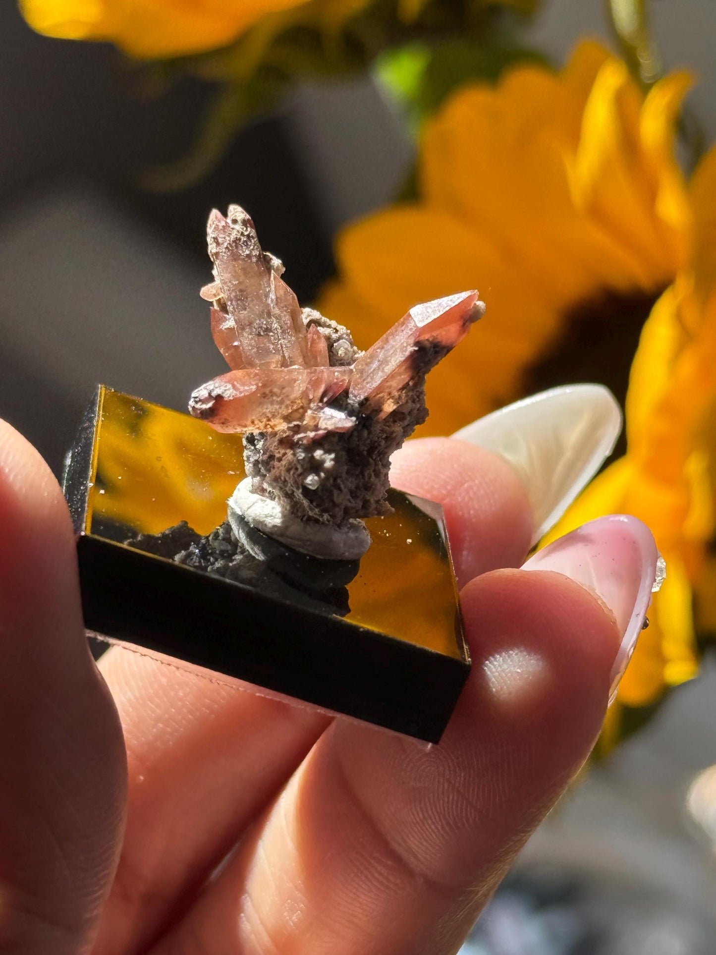 Topaz on Matrix From Mexico, Natural Topaz from San Luis Potosí, MX, Raw Mineral Specimen